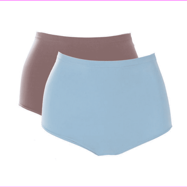 Rhonda Shear Cocoa Nude Seamless High Waist Panty Brief Panties New 510-668 